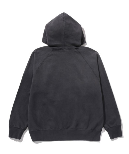 A BATHING APE(アベイシングエイプ)の「DESTROY WASHED RELAXED FIT PULLOVER HOODIE(パーカー・メンズ・ブラック/パープル/アイボリー・SMALL/MEDIUM/LARGE/X-LARGE/XX-LARGE)」の5枚目の写真