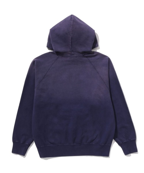 A BATHING APE(アベイシングエイプ)の「DESTROY WASHED RELAXED FIT PULLOVER HOODIE(パーカー・メンズ・ブラック/パープル/アイボリー・SMALL/MEDIUM/LARGE/X-LARGE/XX-LARGE)」の6枚目の写真