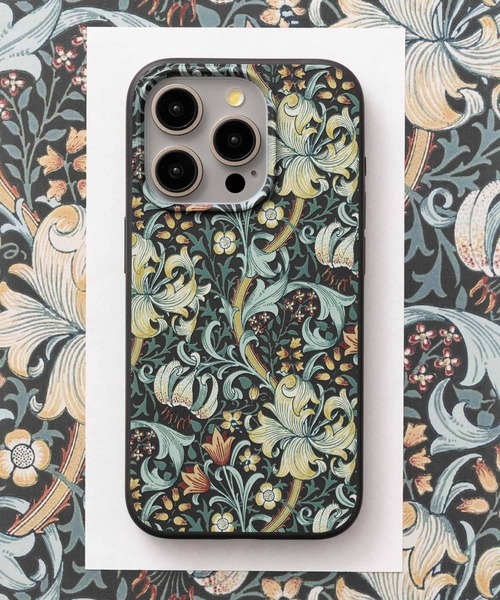 【新品】モローパリ iPhone13ProMaxスマホケース 定56,100円 ウィリアムモリス柄 PBAT 生分解性 iPhoneケース スマホ カバー