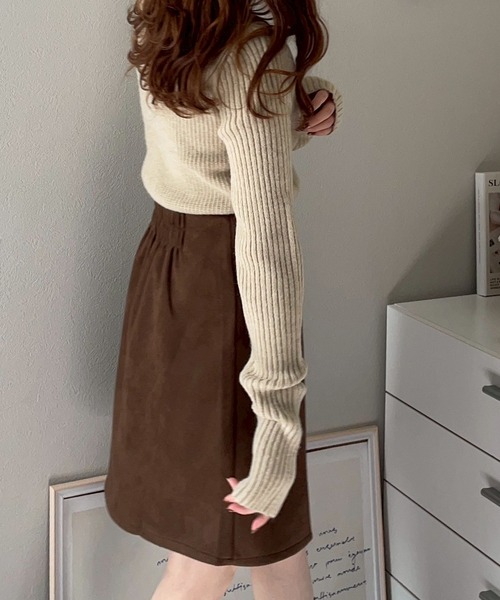 merrylatte（メリーラテ）の「アルパカタッチビスチェデザインニット【NOUA】（ニット/セーター・レディース・アイボリー・FREE）」の7枚目の写真