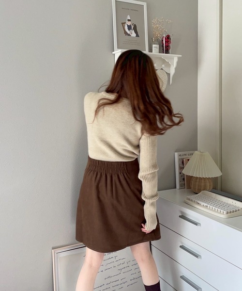 merrylatte（メリーラテ）の「アルパカタッチビスチェデザインニット【NOUA】（ニット/セーター・レディース・アイボリー・FREE）」の8枚目の写真