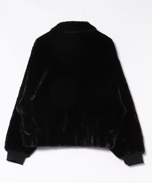 セール】ATELANE / フェイクファーボンバージャケット/レオパード