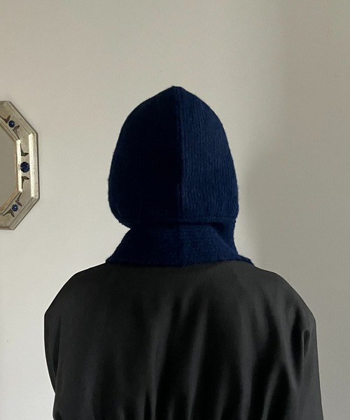 KNITフードマフラー /バラクラバ /フライトニットキャップ（マフラー