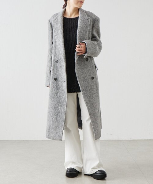 BEARDSLEY（ビアズリー）の「《LEVAR》裾フレアジーンズ（ホワイト）（デニムパンツ・レディース・ホワイト・MEDIUM）」の4枚目の写真