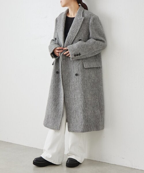 BEARDSLEY（ビアズリー）の「《LEVAR》裾フレアジーンズ（ホワイト）（デニムパンツ・レディース・ホワイト・MEDIUM）」の5枚目の写真