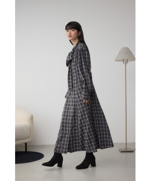 セール】チェックボウタイワンピース（ワンピース）｜AZUL BY MOUSSY
