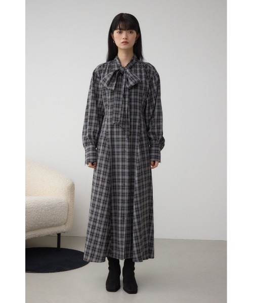 セール】チェックボウタイワンピース（ワンピース）｜AZUL BY MOUSSY