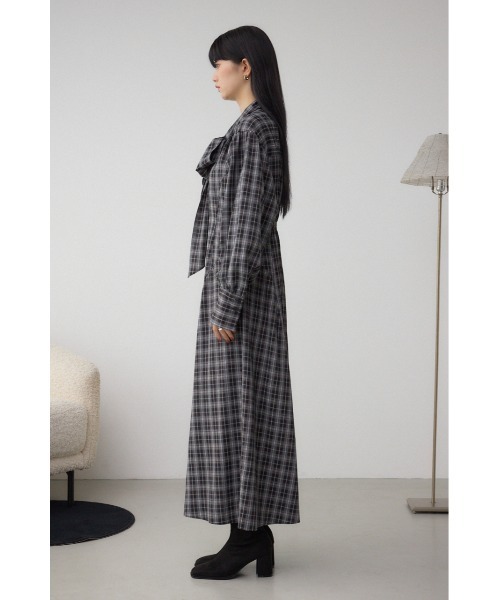 セール】チェックボウタイワンピース（ワンピース）｜AZUL BY MOUSSY