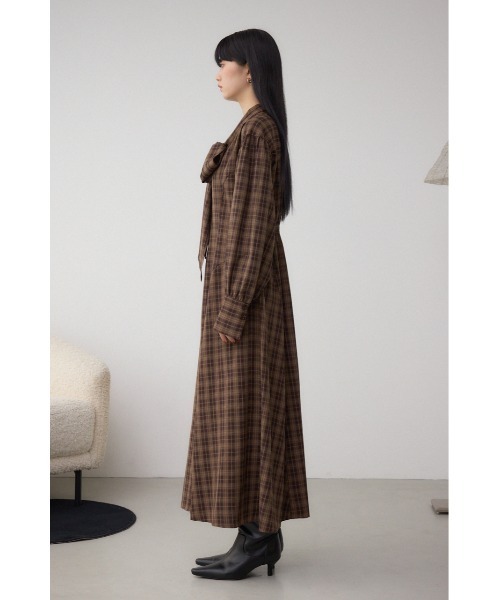 セール】チェックボウタイワンピース（ワンピース）｜AZUL BY MOUSSY