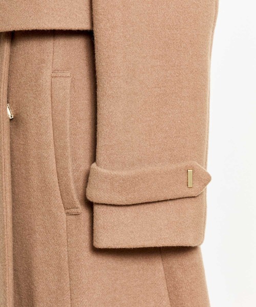 NOELA（ノエラ）の「２ＷＡＹスタンドカラーウールコート（トレンチコート・レディース・オフホワイト/ダークブラウン/キャメル・S/M）」の21枚目の写真