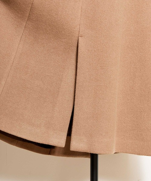 NOELA（ノエラ）の「２ＷＡＹスタンドカラーウールコート（トレンチコート・レディース・オフホワイト/ダークブラウン/キャメル・S/M）」の14枚目の写真