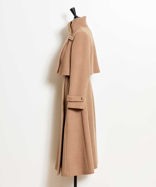 NOELA（ノエラ）の「２ＷＡＹスタンドカラーウールコート（トレンチコート・レディース・オフホワイト/ダークブラウン/キャメル・S/M）」の16枚目の写真