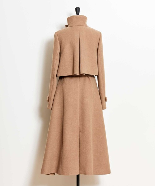 NOELA（ノエラ）の「２ＷＡＹスタンドカラーウールコート（トレンチコート・レディース・オフホワイト/ダークブラウン/キャメル・S/M）」の17枚目の写真