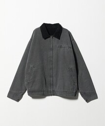 ウォッシュ ダッククロス ジップブルゾン<A DAY IN THE LIFE>