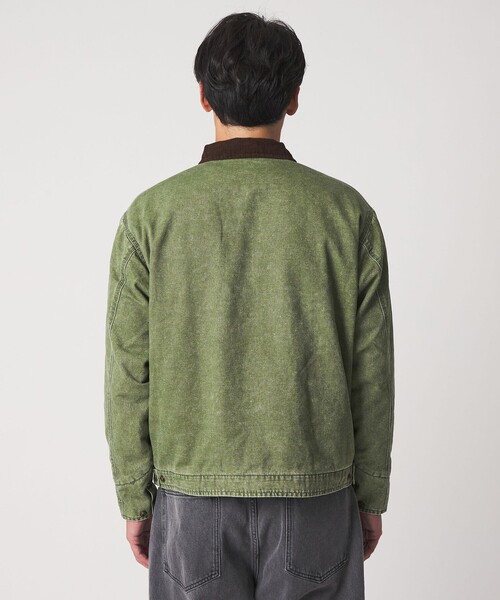 A DAY IN THE LIFE UNITED ARROWS(アデイインザライフユナイテッドアローズ)の「ウォッシュ ダッククロス ジップブルゾン<A DAY IN THE LIFE>(ブルゾン・メンズ・ブラック/オリーブ・L/M)」の8枚目の写真