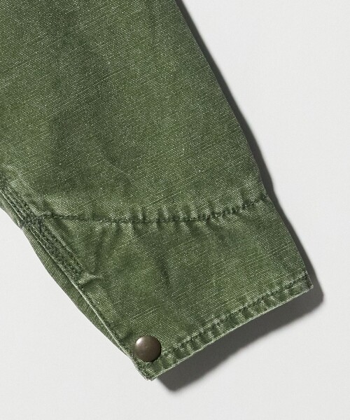A DAY IN THE LIFE UNITED ARROWS(アデイインザライフユナイテッドアローズ)の「ウォッシュ ダッククロス ジップブルゾン<A DAY IN THE LIFE>(ブルゾン・メンズ・ブラック/オリーブ・L/M)」の12枚目の写真