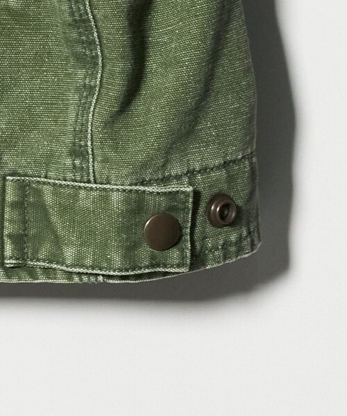 A DAY IN THE LIFE UNITED ARROWS(アデイインザライフユナイテッドアローズ)の「ウォッシュ ダッククロス ジップブルゾン<A DAY IN THE LIFE>(ブルゾン・メンズ・ブラック/オリーブ・L/M)」の15枚目の写真