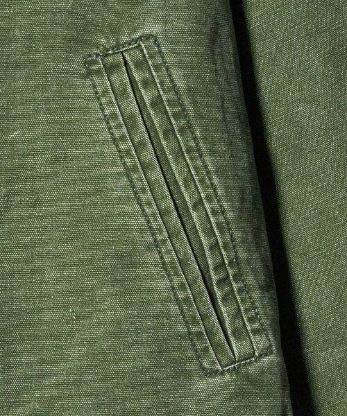 A DAY IN THE LIFE UNITED ARROWS(アデイインザライフユナイテッドアローズ)の「ウォッシュ ダッククロス ジップブルゾン<A DAY IN THE LIFE>(ブルゾン・メンズ・ブラック/オリーブ・L/M)」の16枚目の写真