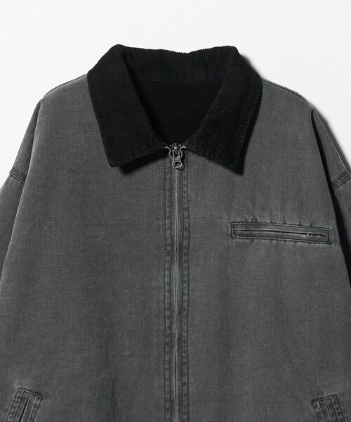 A DAY IN THE LIFE UNITED ARROWS(アデイインザライフユナイテッドアローズ)の「ウォッシュ ダッククロス ジップブルゾン<A DAY IN THE LIFE>(ブルゾン・メンズ・ブラック/オリーブ・L/M)」の22枚目の写真