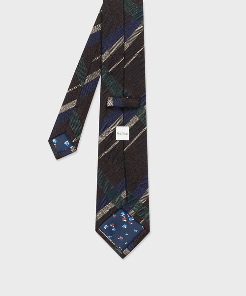 Paul Smith(ポールスミス)の「クラシックチェック タイ【250031 552MJ】(ネクタイ・メンズ・ダークグリーン/ダークブラウン/ベージュ・FREE)」の4枚目の写真