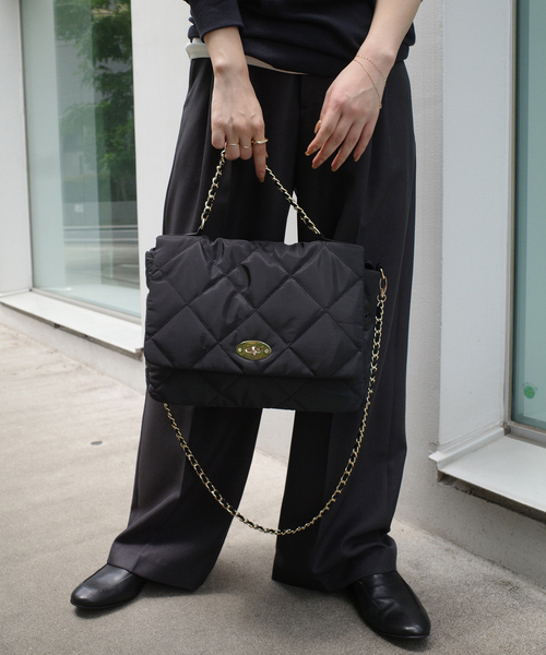 一部WEB限定カラー/追加2》OUTDOOR SLOBE別注 キルティンクショルダー