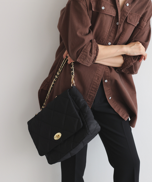 一部WEB限定カラー/追加2》OUTDOOR SLOBE別注 キルティンクショルダー