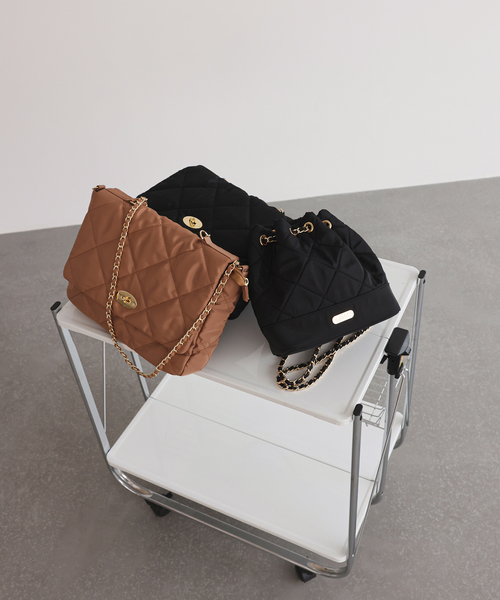 追加2》OUTDOOR/アウトドア SLOBE別注 キルティンクショルダーバッグ