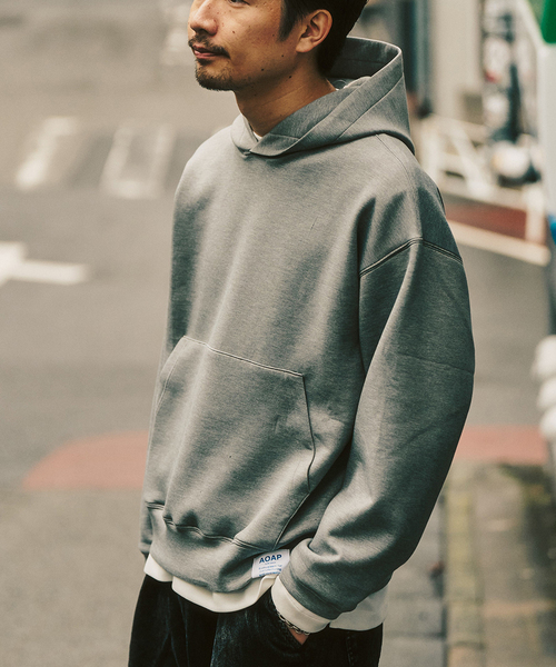 417 EDIFICE(フォーワンセブンエディフィス)の「LE JAPON AOAP 417別注 フーディ "セットアップ着用可能"(パーカー・メンズ・ブラック/グレー/ベージュ・MEDIUM/LARGE)」の2枚目の写真