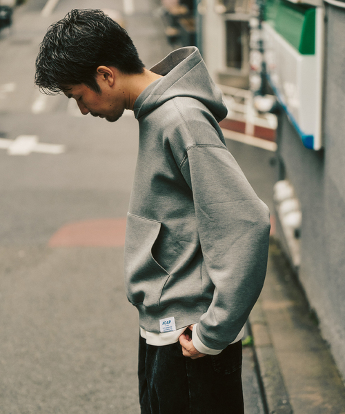 417 EDIFICE(フォーワンセブンエディフィス)の「LE JAPON AOAP 417別注 フーディ "セットアップ着用可能"(パーカー・メンズ・ブラック/グレー/ベージュ・MEDIUM/LARGE)」の5枚目の写真