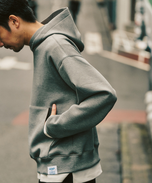 417 EDIFICE(フォーワンセブンエディフィス)の「LE JAPON AOAP 417別注 フーディ "セットアップ着用可能"(パーカー・メンズ・ブラック/グレー/ベージュ・MEDIUM/LARGE)」の8枚目の写真