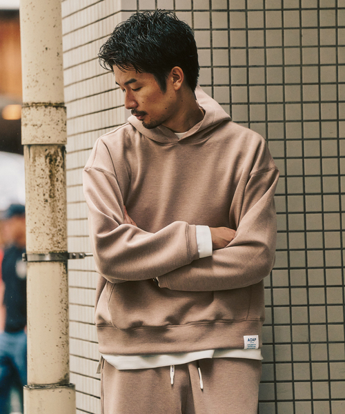 417 EDIFICE(フォーワンセブンエディフィス)の「LE JAPON AOAP 417別注 フーディ "セットアップ着用可能"(パーカー・メンズ・ブラック/グレー/ベージュ・MEDIUM/LARGE)」の14枚目の写真