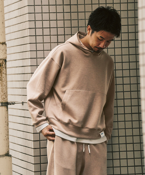 417 EDIFICE(フォーワンセブンエディフィス)の「LE JAPON AOAP 417別注 フーディ "セットアップ着用可能"(パーカー・メンズ・ブラック/グレー/ベージュ・MEDIUM/LARGE)」の17枚目の写真