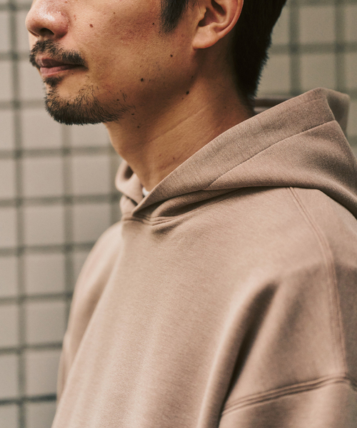 417 EDIFICE(フォーワンセブンエディフィス)の「LE JAPON AOAP 417別注 フーディ "セットアップ着用可能"(パーカー・メンズ・ブラック/グレー/ベージュ・MEDIUM/LARGE)」の21枚目の写真