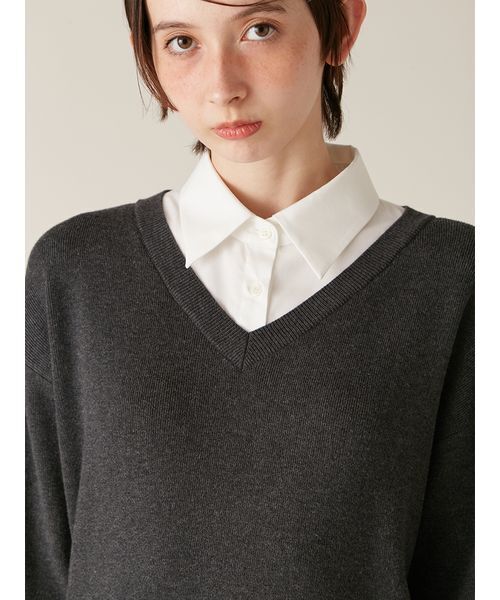 ニットドッキングバルーンワンピース（ワンピース）｜LILY BROWN