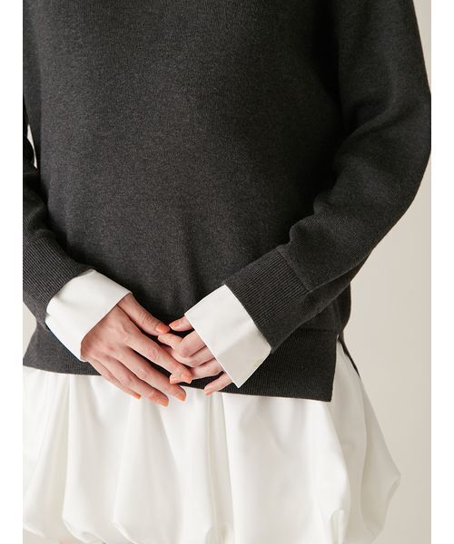 ニットドッキングバルーンワンピース（ワンピース）｜LILY BROWN