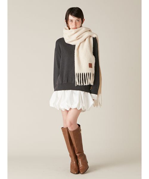 ニットドッキングバルーンワンピース（ワンピース）｜LILY BROWN