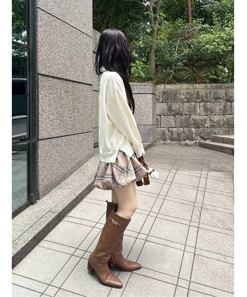 ニットドッキングバルーンワンピース（ワンピース）｜LILY BROWN