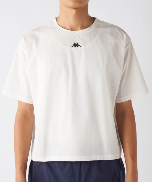 Kappa(カッパ)の「【Kappa/カッパ】半袖ロゴTシャツ(Tシャツ/カットソー・メンズ・ブルー/オフホワイト/ブラック・SMALL/MEDIUM/X-LARGE/LARGE/XX-LARGE)」の2枚目の写真
