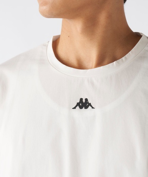 Kappa(カッパ)の「【Kappa/カッパ】半袖ロゴTシャツ(Tシャツ/カットソー・メンズ・ブルー/オフホワイト/ブラック・SMALL/MEDIUM/X-LARGE/LARGE/XX-LARGE)」の6枚目の写真