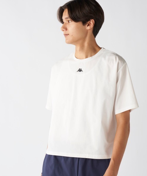 Kappa(カッパ)の「【Kappa/カッパ】半袖ロゴTシャツ(Tシャツ/カットソー・メンズ・ブルー/オフホワイト/ブラック・SMALL/MEDIUM/X-LARGE/LARGE/XX-LARGE)」の8枚目の写真