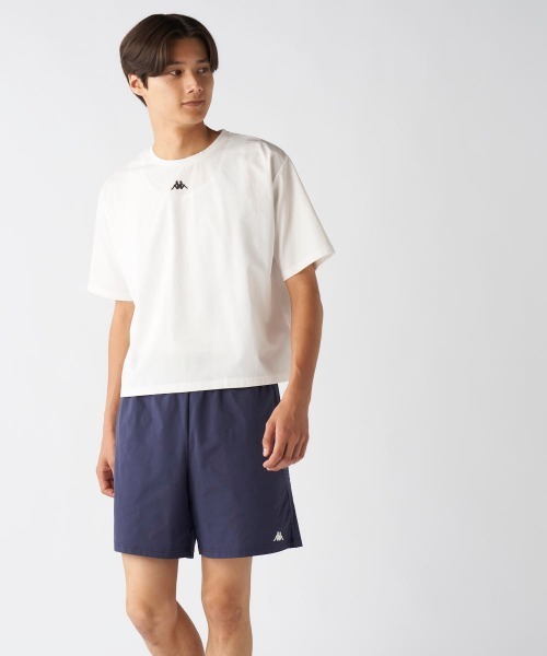 Kappa(カッパ)の「【Kappa/カッパ】半袖ロゴTシャツ(Tシャツ/カットソー・メンズ・ブルー/オフホワイト/ブラック・SMALL/MEDIUM/X-LARGE/LARGE/XX-LARGE)」の11枚目の写真