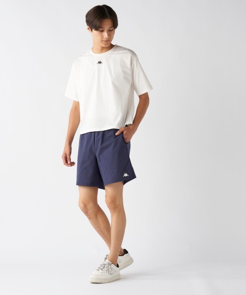 Kappa(カッパ)の「【Kappa/カッパ】半袖ロゴTシャツ(Tシャツ/カットソー・メンズ・ブルー/オフホワイト/ブラック・SMALL/MEDIUM/X-LARGE/LARGE/XX-LARGE)」の13枚目の写真