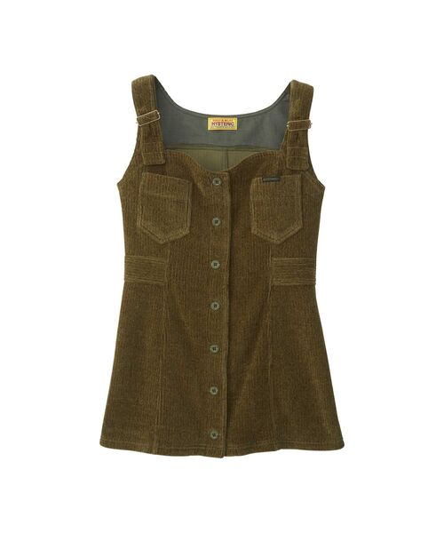 HYSTERIC GLAMOUR(ヒステリックグラマー)の「コーデュロイジャンパースカート(ワンピース・レディース・チャコールグレー/パープル/カーキ・FREE)」の3枚目の写真