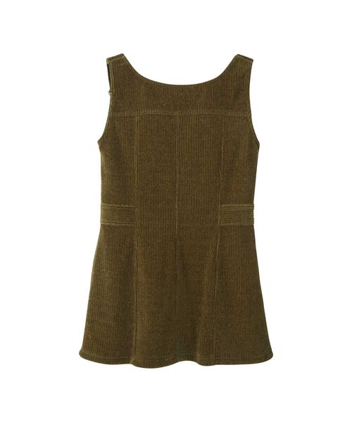HYSTERIC GLAMOUR(ヒステリックグラマー)の「コーデュロイジャンパースカート(ワンピース・レディース・チャコールグレー/パープル/カーキ・FREE)」の9枚目の写真