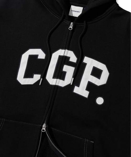 codegraphy（コードグラフィー）の「CGP Arch Logo Hooded Zip-up CBEBUTC330（スウェット・メンズ・ブラック/グレー/バーガンディー/ブラウン/オートミール・SMALL/MEDIUM/LARGE）」の19枚目の写真