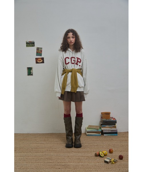 codegraphy（コードグラフィー）の「CGP Arch Logo Hooded Zip-up CBEBUTC330（スウェット・メンズ・ブラック/グレー/バーガンディー/ブラウン/オートミール・SMALL/MEDIUM/LARGE）」の14枚目の写真