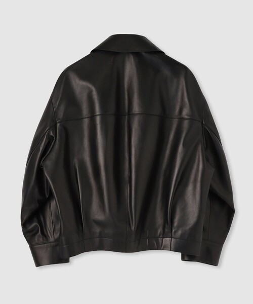 allureville（アルアバイル）の「別注ラムレザーブルゾン（ブルゾン・レディース・ブラック・2）」の2枚目の写真