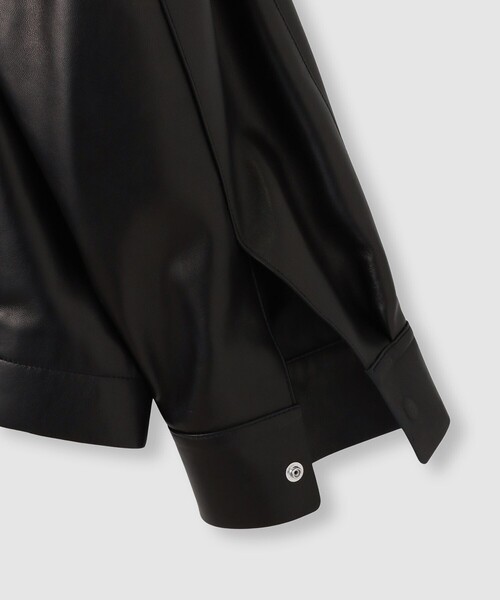 allureville（アルアバイル）の「別注ラムレザーブルゾン（ブルゾン・レディース・ブラック・2）」の6枚目の写真