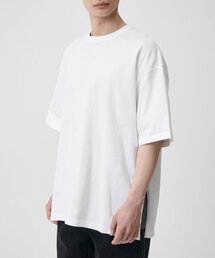 MUSINSA STANDARD（ムシンサスタンダード）の「Oversized Long Slit T-Shirt [White]（Tシャツ/カットソー・メンズ）」