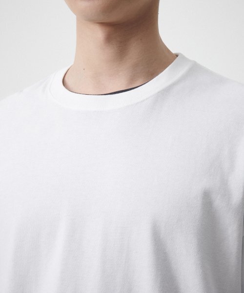 MUSINSA STANDARD（ムシンサスタンダード）の「オーバーサイズロングスリットTシャツ[ホワイト]（Tシャツ/カットソー・メンズ・その他・X-LARGE/MEDIUM/XX-LARGE）」の3枚目の写真